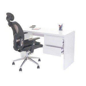 Mesa para Ordenador NELSY en Madera color Blanco