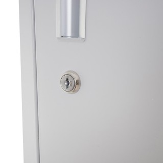 Taquilla Metálica COOPER, 12 Puertas con Cerradura, Color Gris 2