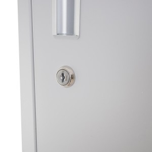 Taquilla Metálica COOPER, 12 Puertas con Cerradura, Color Gris