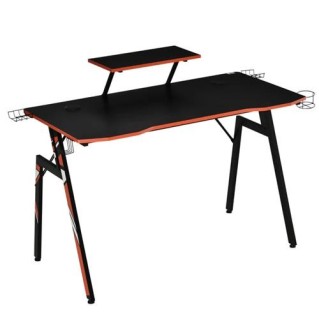 Mesa Gaming IMOLA, en metal y madera color Negro 2
