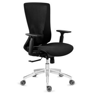 Silla ergonómica EVANS, Negro