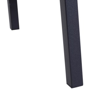 Estantería LINDE, 60x35x145 cm, Diseño Moderno, en Metal y Madera, color Negro y Marrón