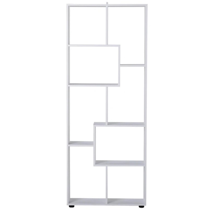 Estantería DISA, Diseño Moderno, en Madera color Blanco