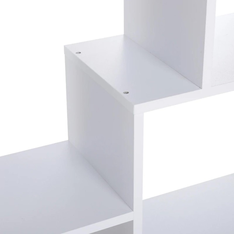 Estantería DISA, Diseño Moderno, en Madera color Blanco
