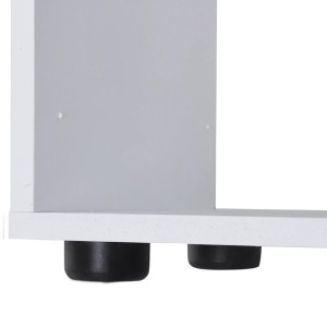 Estantería DISA, Diseño Moderno, en Madera color Blanco