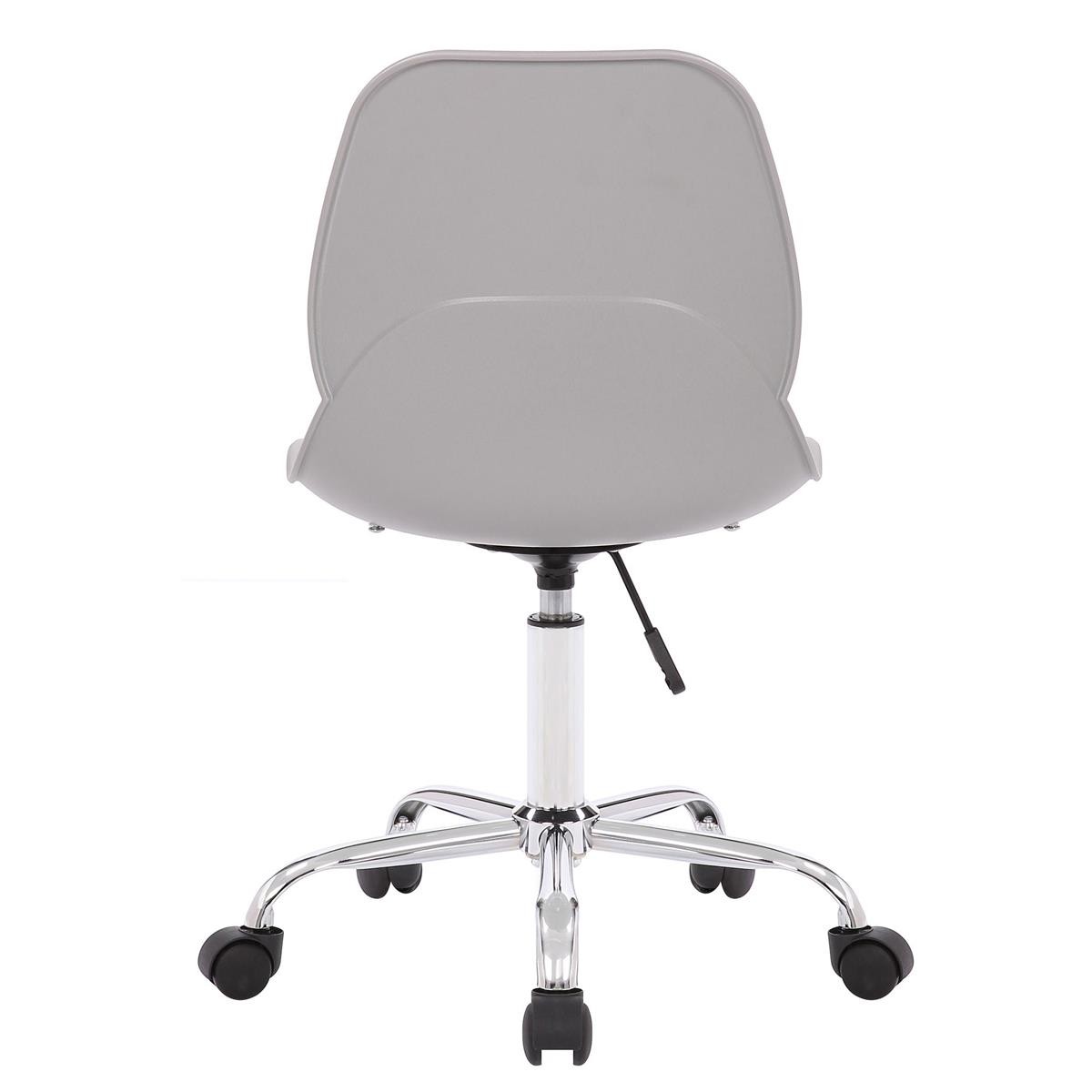 Silla de Oficina MACAO, Diseño Moderno, Base Metálica, Ajustable en Altura, color Gris