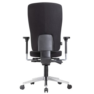 Silla Ergonómica MAGNO, Totalmente Ajustable, en Tela Negra