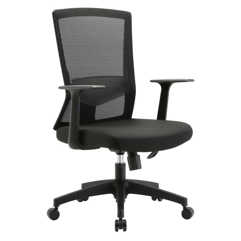 Silla Ergonómica WONDER en Malla Transpirable color Negro