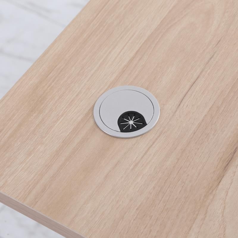 Mesa de Ordenador ALBANIA, Con altura regulable, en Madera color Haya