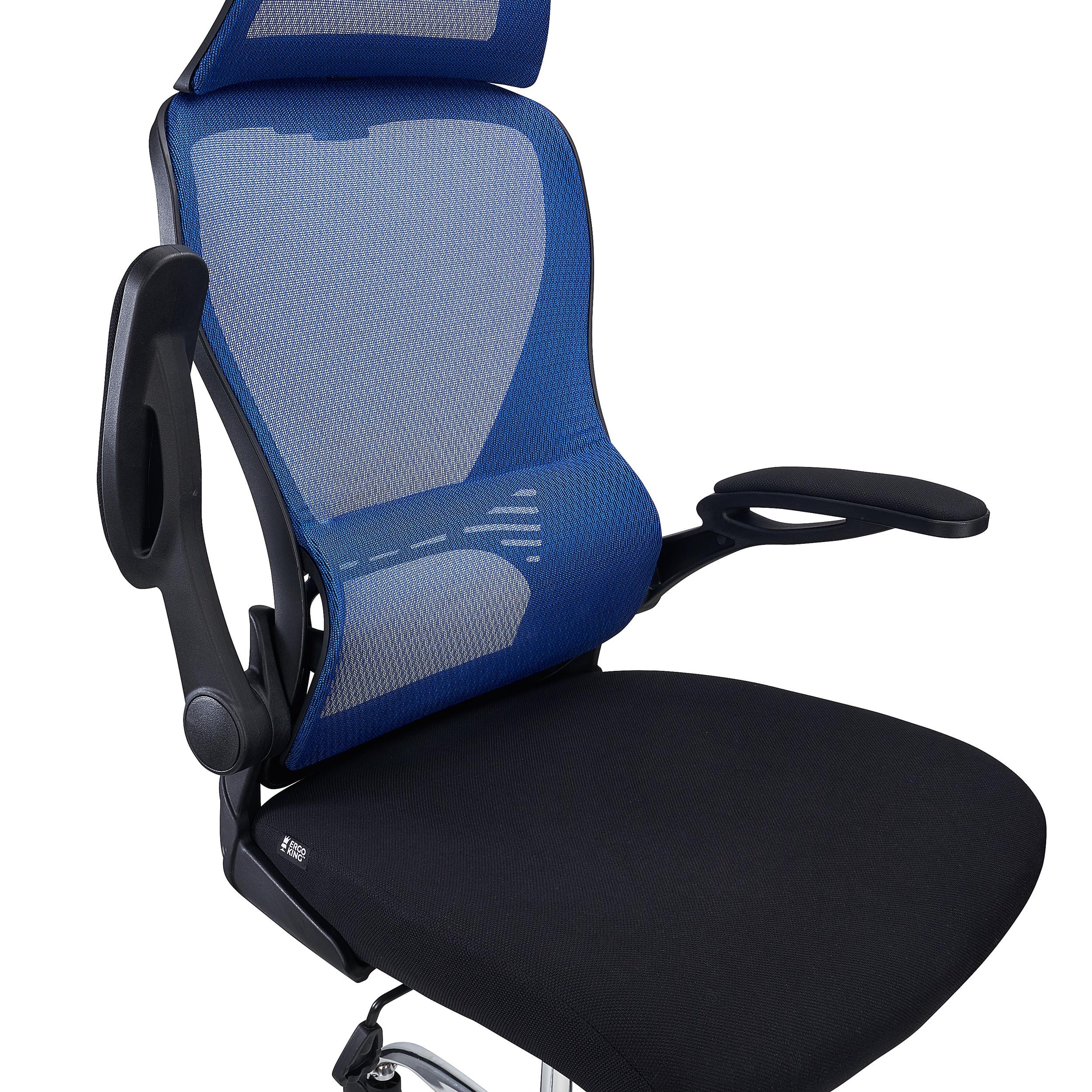 Silla de Oficina CORFU, Reposacabezas, Brazos Abatibles, Diseño Ergonómico, En Negro