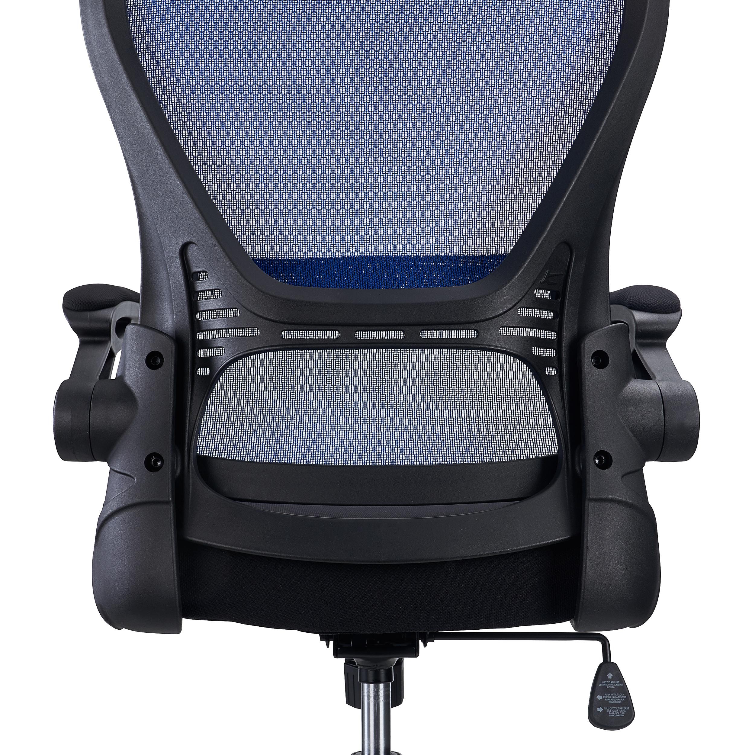 Silla de Oficina CORFU, Reposacabezas, Brazos Abatibles, Diseño Ergonómico, En Negro