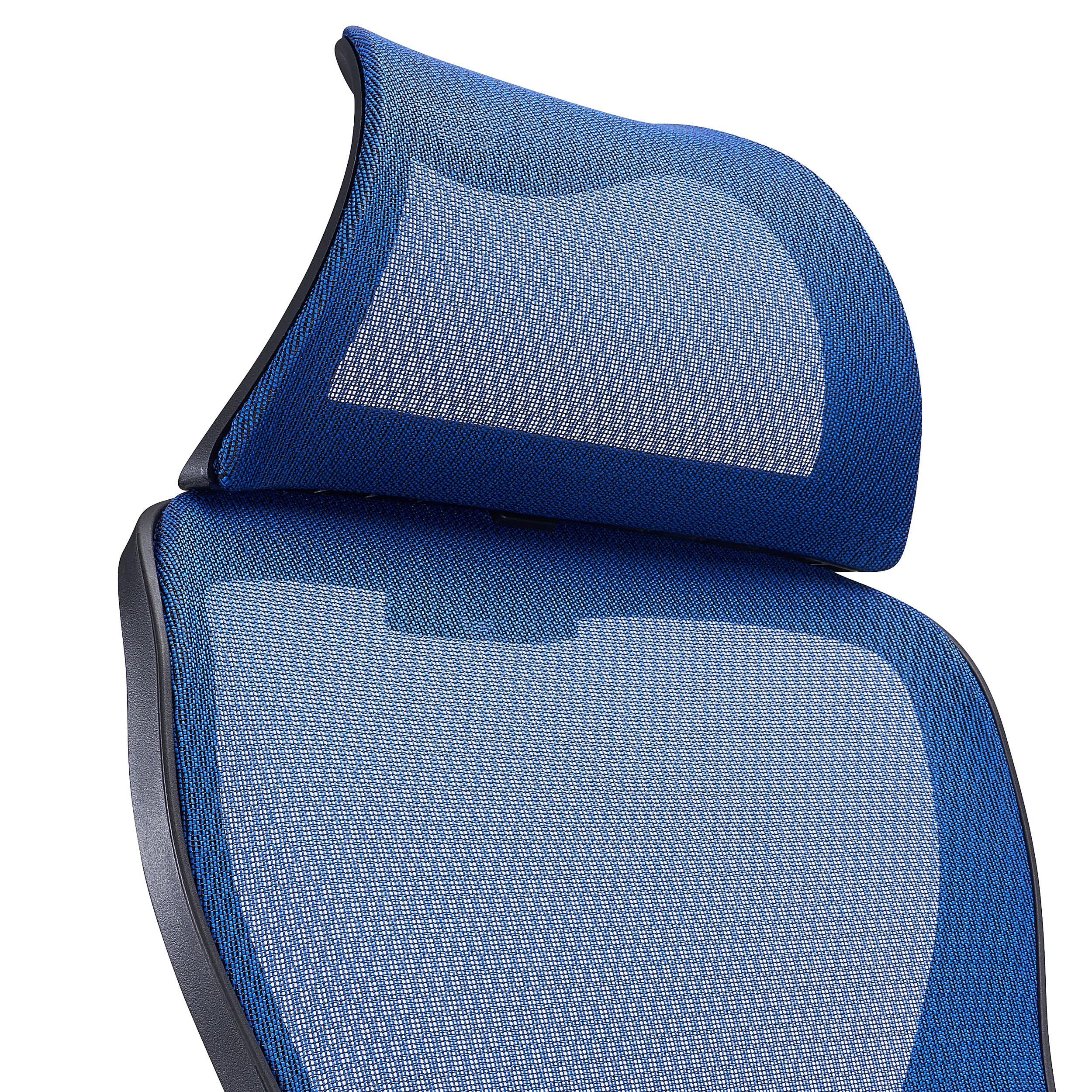 Silla de Oficina CORFU, Reposacabezas, Brazos Abatibles, Diseño Ergonómico, En Negro