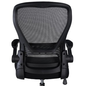 Silla de Oficina CORFU, brazos abatibles, negro