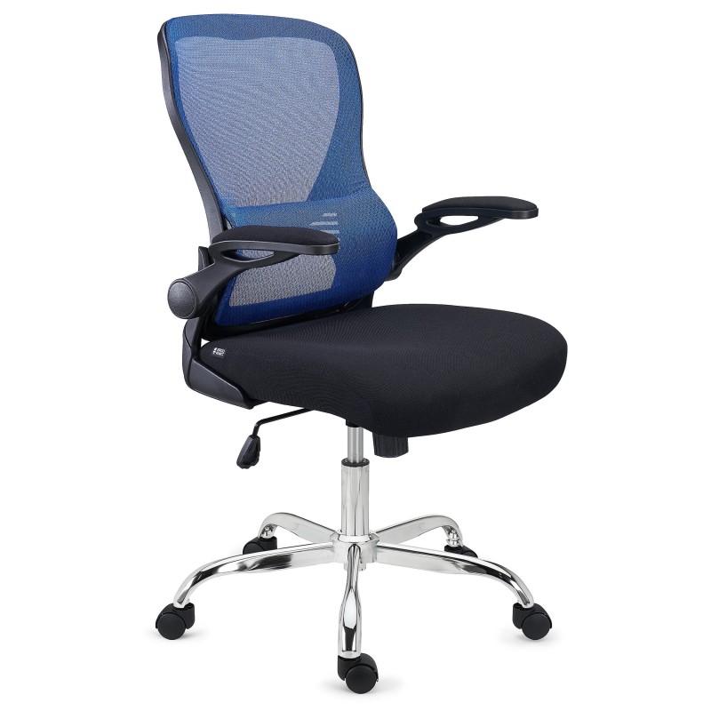 Silla de Oficina CORFU, brazos abatibles, negro