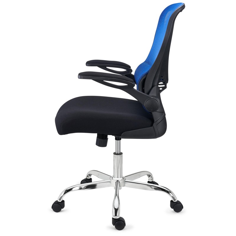Silla de Oficina CORFU, brazos abatibles, negro