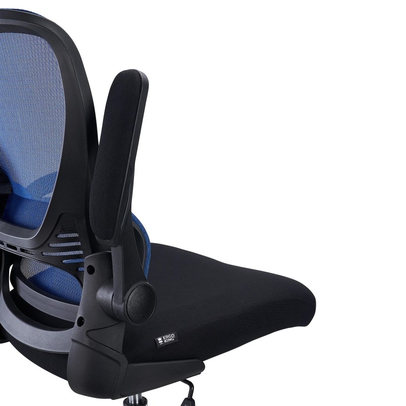 Silla de Oficina CORFU, brazos abatibles, negro