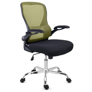 Silla de Oficina CORFU, brazos abatibles, negro