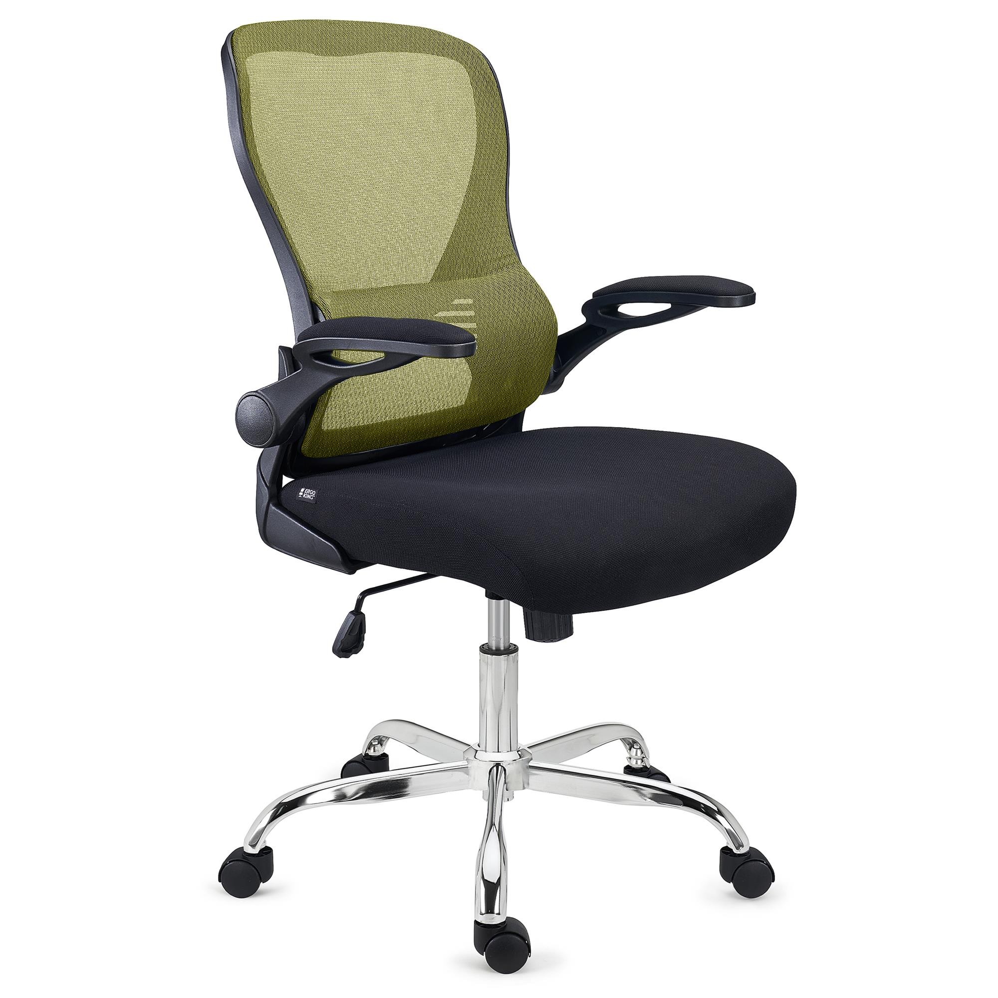 Silla de Oficina CORFU, Brazos Abatibles, Diseño Ergonómico, Transpirable, En Negro