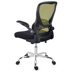 Silla de Oficina CORFU, brazos abatibles, negro