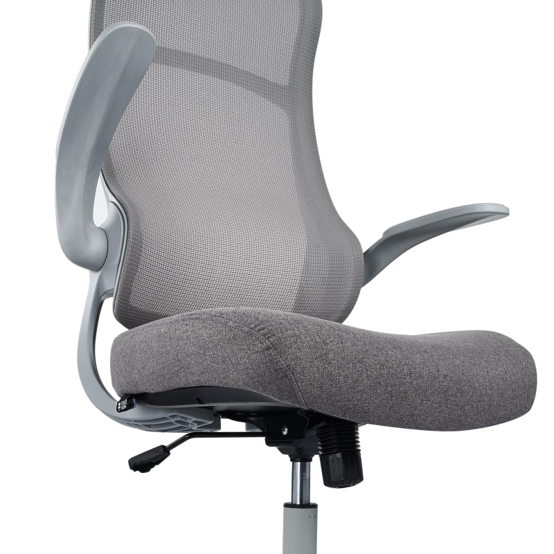 Silla de Oficina DAFNE, brazos abatibles, negro
