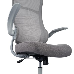 Silla de Oficina DAFNE, brazos abatibles, negro