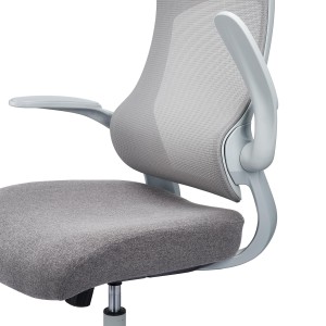 Silla de Oficina DAFNE, brazos abatibles, negro
