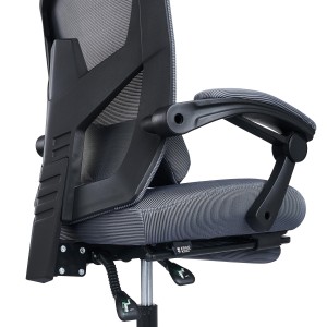 Silla de Oficina DELTA, reposapiés extensible, negro