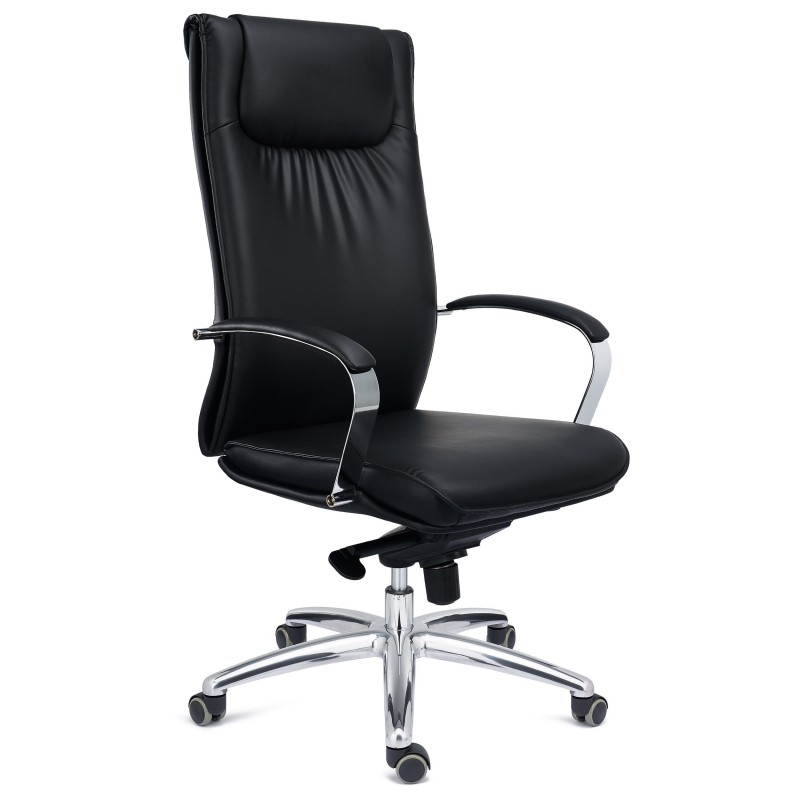 Sillón de oficina SENATOR, elegante y cómodo, negro