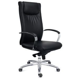 Sillón de oficina SENATOR, elegante y cómodo, negro