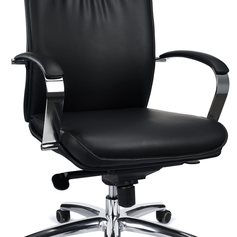 Sillón de oficina SENATOR, elegante y cómodo, negro