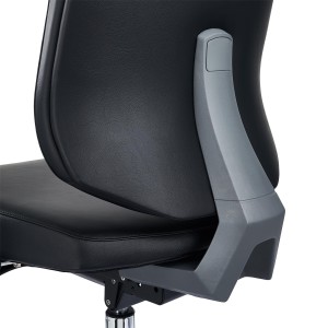 Sillón de oficina MILANO, gran diseño y ergonomía, negro