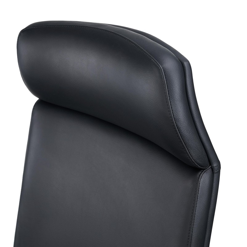 Sillón de oficina MILANO, gran diseño y ergonomía, negro