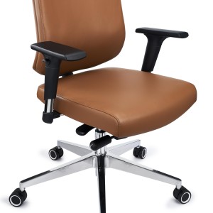 Sillón de oficina MILANO, gran diseño y ergonomía, negro