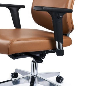 Sillón de oficina MILANO, gran diseño y ergonomía, negro