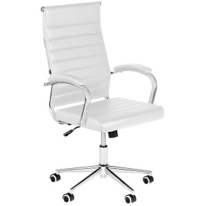 Silla de Oficina OXFORD, en Piel sintética, Color Negro