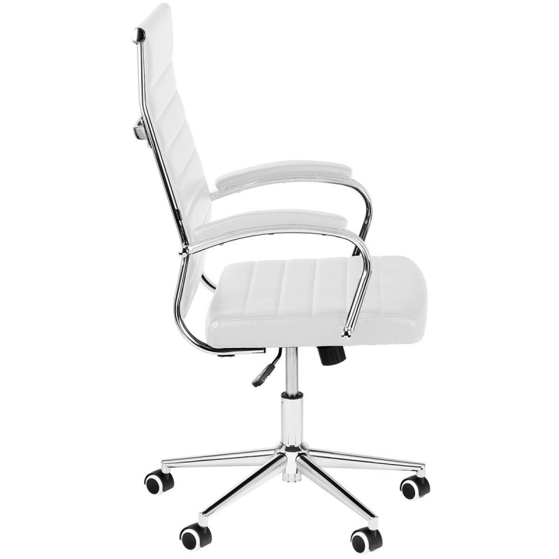 Silla de Oficina OXFORD, en Piel sintética, Color Negro
