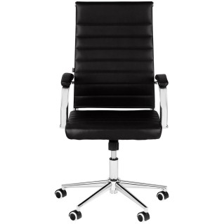 Silla de Oficina OXFORD, en Piel sintética, Color Negro 2