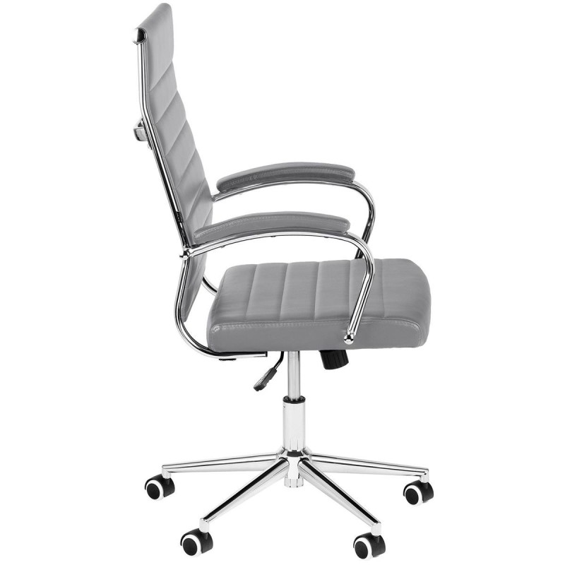 Silla de Oficina OXFORD, en Piel sintética, Color Negro