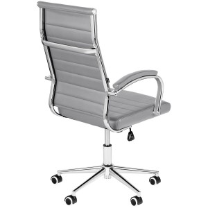 Silla de Oficina OXFORD, en Piel sintética, Color Negro