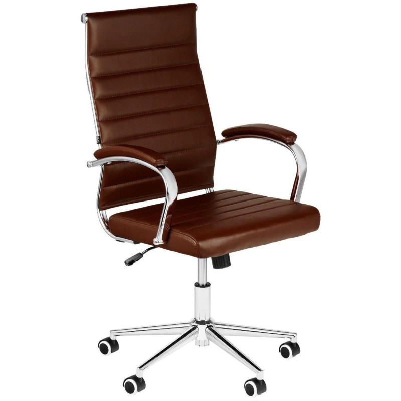 Silla de Oficina OXFORD, en Piel sintética, Color Negro