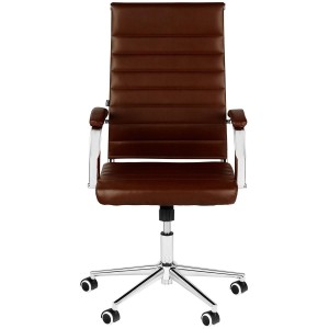 Silla de Oficina OXFORD, en Piel sintética, Color Negro