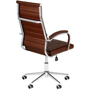 Silla de Oficina OXFORD, en Piel sintética, Color Negro