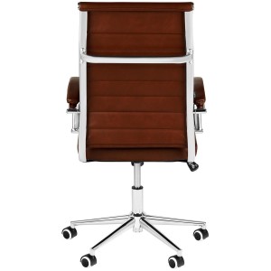 Silla de Oficina OXFORD, en Piel sintética, Color Negro