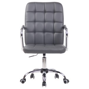 Silla de Oficina BOLTON en Piel color Negro
