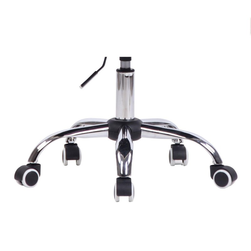 Silla de Oficina BOLTON en Piel color Negro