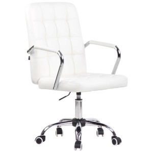 Silla de Oficina BOLTON en Piel color Negro
