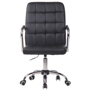 Silla de Oficina BOLTON en Piel color Negro 2