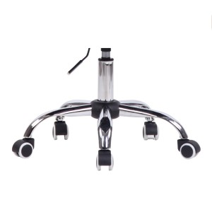 Silla de Oficina BOLTON en Piel color Negro
