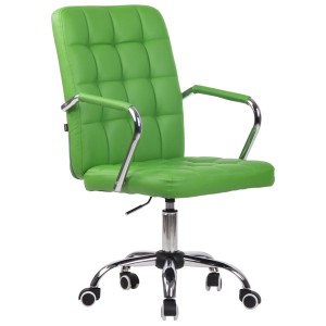 Silla de Oficina BOLTON en Piel color Negro