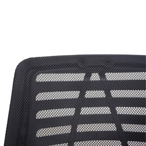 Silla de oficina TAMIA con asiento acolchado, en negro